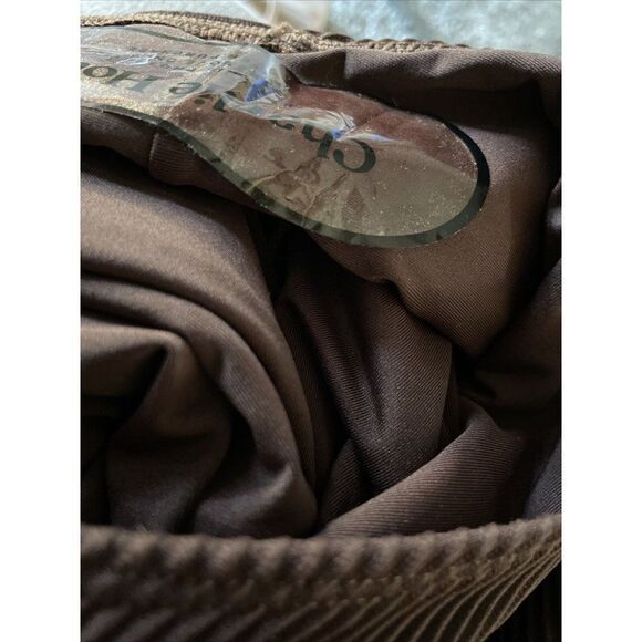 Charlie Holiday‎ Zola Belted Swimsuit One Piece Medium Adjustable Deep Brown New - Picture 8 of 8